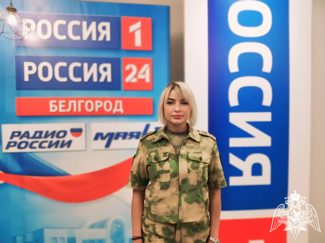 Военнослужащая регионального управления Росгвардии рассказала  слушателям  радио «России – Белгород» о деятельности правовых подразделений