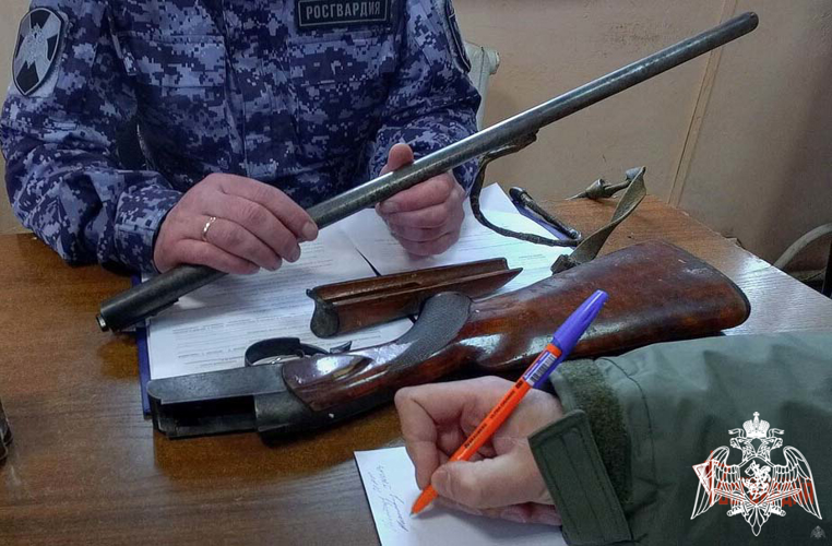 29 протоколов составили росгвардейцы в ходе проверок владельцев оружия в Белгородской области