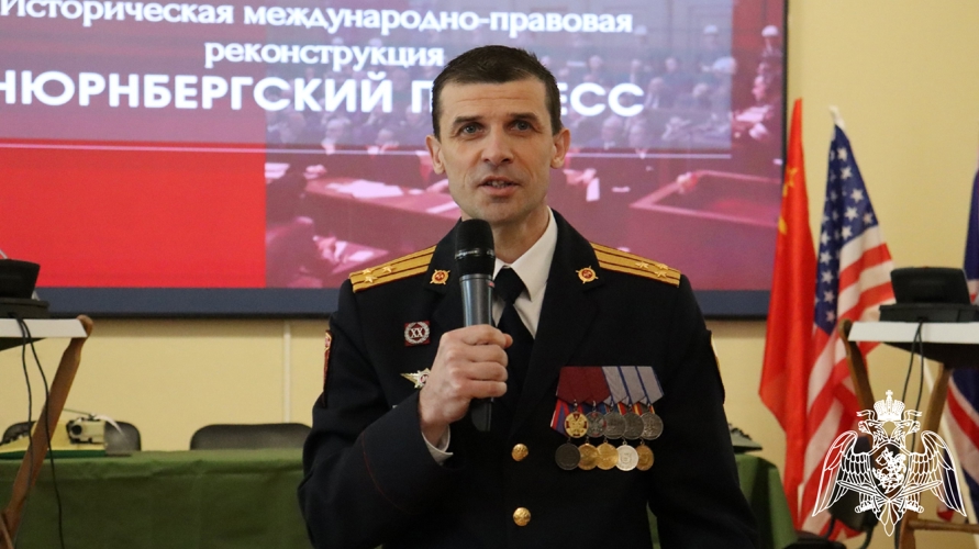 Ветеран Управления Росгвардии по Белгородской области принял участие в молодёжном фестивале, в защиту исторической памяти Великой Победы