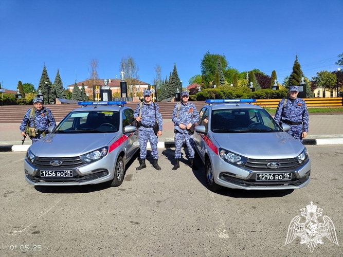 Белгородские Росгвардейцы приняли участие в обеспечении безопасности в регионе в майские праздники 