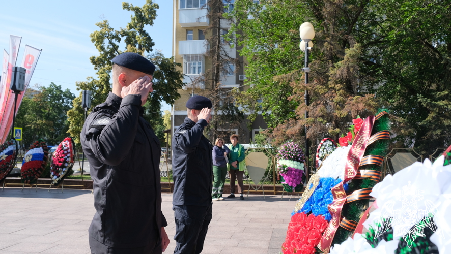 В Белгороде росгвардейцы присоединились к Всероссийской акции, посвящённой Дню памяти и скорби