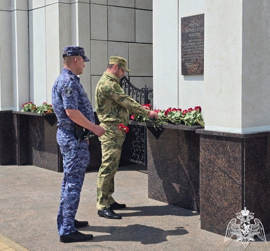 Белгородские росгвардейцы почтили память героев Курской битвы в 82-ю годовщину Прохоровского сражения