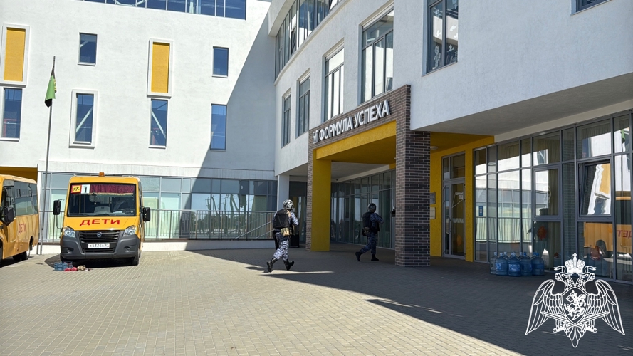 В Белгородской области сотрудники Росгвардии приняли участие  во всероссийских антитеррористических учениях на объектах образования
