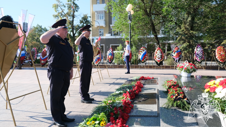 Росгвардейцы приняли участие в памятных мероприятиях, посвящённых 82-й годовщине освобождения Белгорода от немецко-фашистских захватчиков