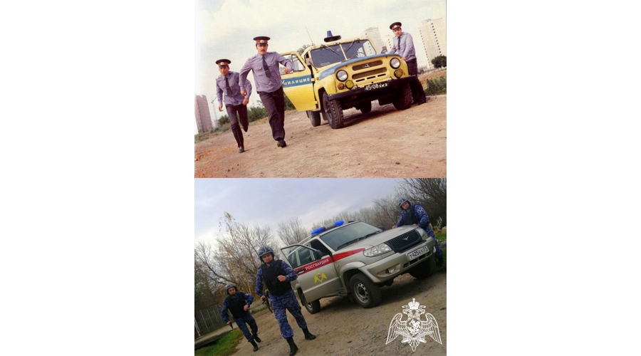 Белгород поддержал фото-челлендж  «Связь поколений» в честь празднования Дня вневедомственной охраны Росгвардии