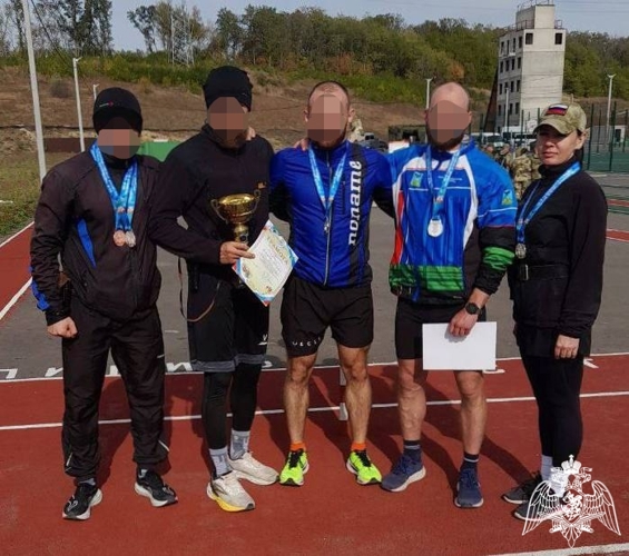 Команда белгородских росгвардейцев стала призерами регионального чемпионата «Динамо» по служебному биатлону