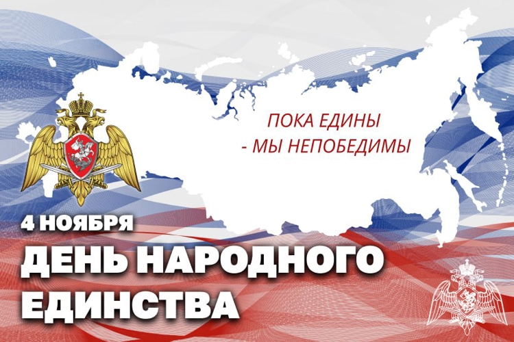 Росгвардия принимает участие в праздничных мероприятиях ко Дню народного единства