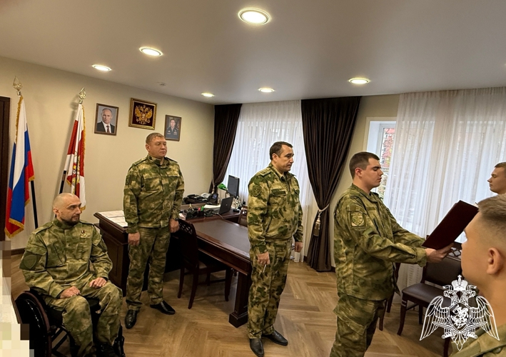 В Белгороде военнослужащие Росгвардии приняли присягу