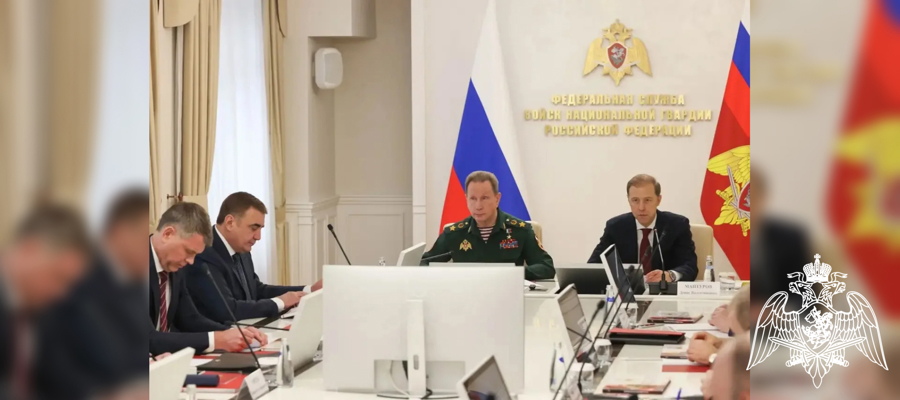 Директор Росгвардии Герой России генерал армии Виктор Золотов провел расширенное заседание коллегии по итогам работы ведомства 