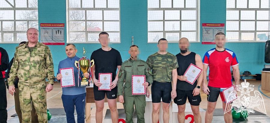 Определились победители регионального чемпионата Росгвардии по гиревому спорту