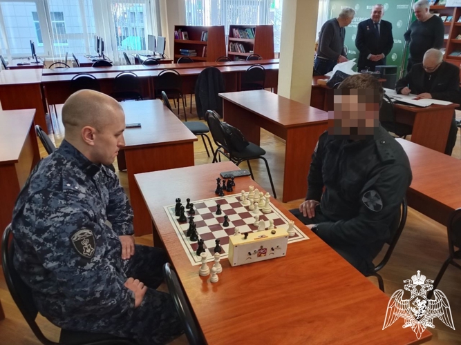 В Белгороде состоялся чемпионат по шахматам среди росгвардейцев