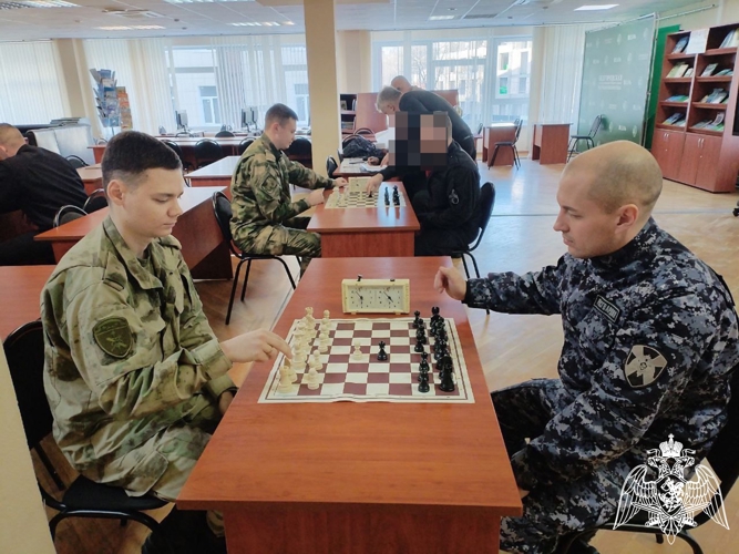 В Белгороде состоялся чемпионат по шахматам среди росгвардейцев
