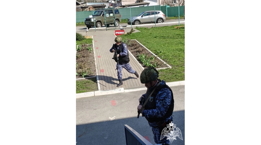 Белгородские росгвардейцы приняли участие в масштабных межведомственных учениях по антитеррористической безопасности
