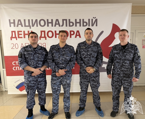В Национальный день донора белгородские росгвардейцы поддержали  ведомственную акцию «От сердца к сердцу»