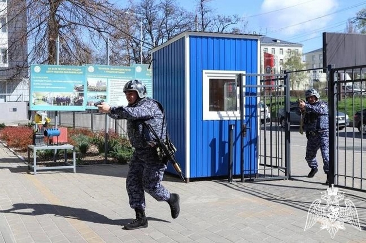 Белгородские росгвардейцы приняли участие в масштабных межведомственных учениях по антитеррористической безопасности