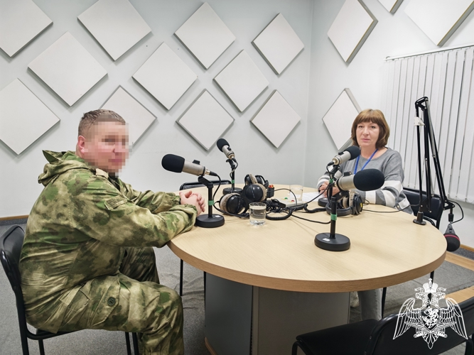  Военнослужащий «стальной» бригады Росгвардии рассказал о службе в эфире радиорубрики «Росгвардия. Сегодня»