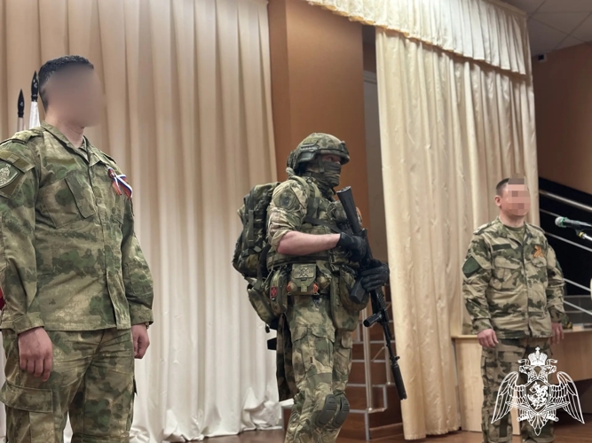В преддверии 9 Мая росгвардейцы рассказали школьникам Белгородчины о подвиге войск НКВД в годы Великой Отечественной войны