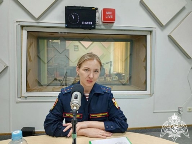 Офицер Росгвардии рассказала о кадровом обеспечении вневедомственной охраны в эфире радио «России-Белгород»