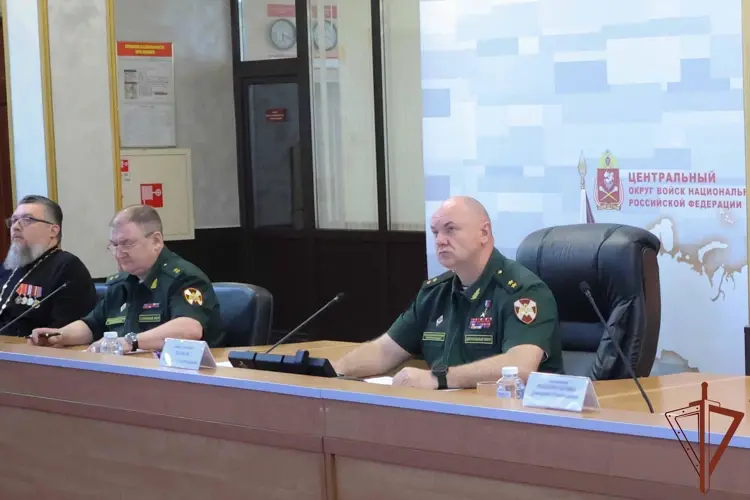 Генерал-полковник Василий Сонин принял участие в заседании военного совета Центрального округа Росгвардии