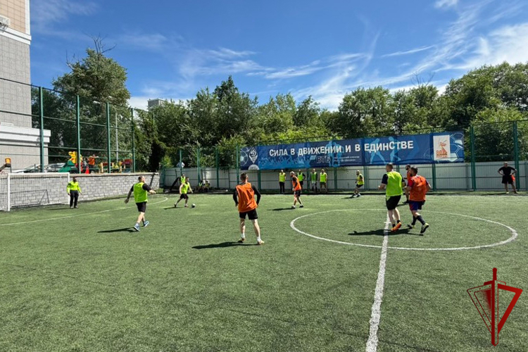 В Белгороде прошел турнир по мини-футболу среди сотрудников Росгвардии