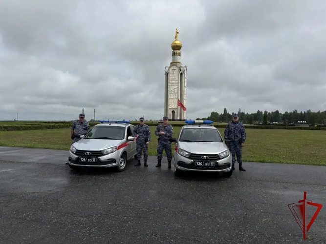Росгвардейцы обеспечили охрану общественного порядка в период проведения мероприятий посвящённых 83 годовщине Прохоровского танкового сражения 