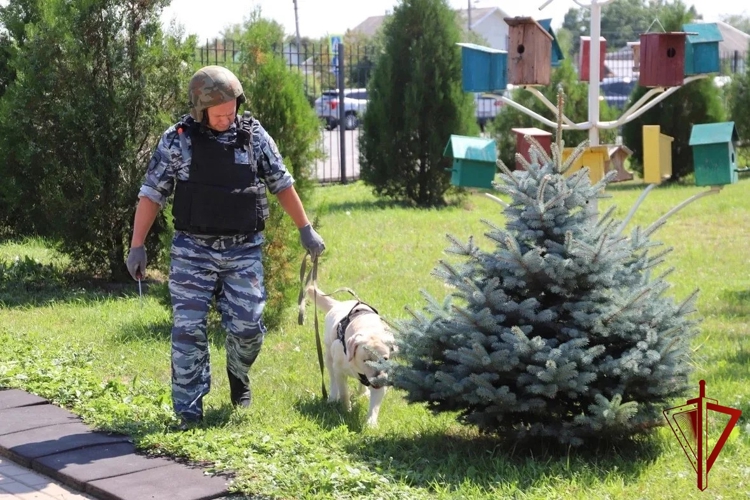 В Белгородском округе росгвардейцы отработали алгоритм действий в случае чрезвычайных ситуаций на избирательных участках