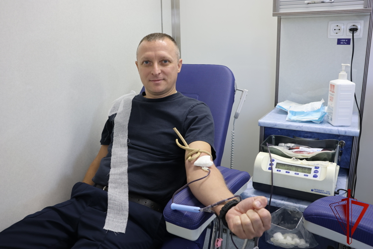 «Кровь, которая спасает детские жизни»: белгородские росгвардейцы присоединились к акции в поддержку пострадавших в ДТП (видео)