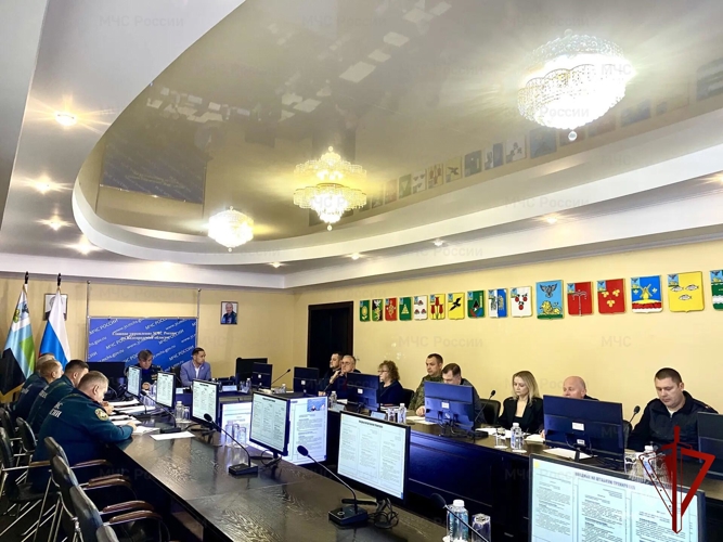 Белгородские росгвардейцы принимают участие во Всероссийской штабной тренировке по гражданской обороне