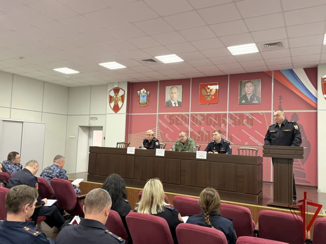 В Управлении вневедомственной охраны Росгвардии по Белгородской области подвели итоги служебной деятельности за 9 месяцев